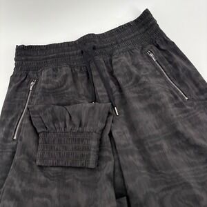 Athleta Camden Printed Jogger Green Black Grey Pants Womens 4 Casual Comfort